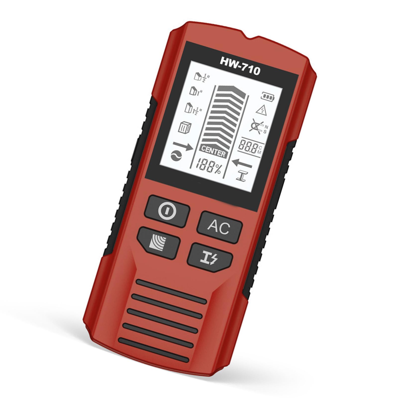 Multifunction Wall Scanner Detects Wood Metal and Live Wire Through Various Building Component Like Wall Flooring Integrated Handheld Metal Detectors