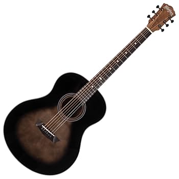 Washburn アコースティックギター ブラック Amazon.com: Washburn Bella Tono 6 String Acoustic Guitar
