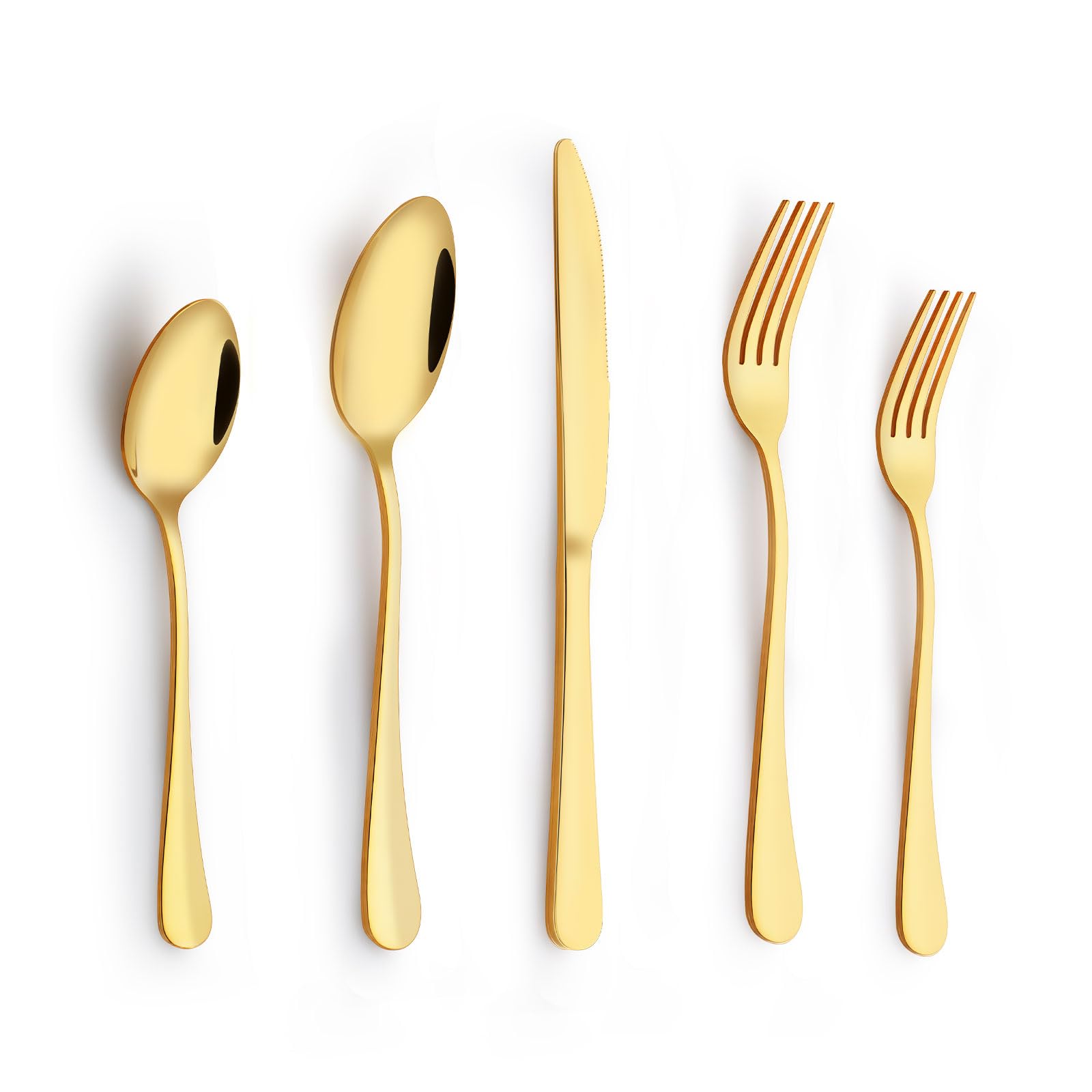 ITITT Gold Silverware Set