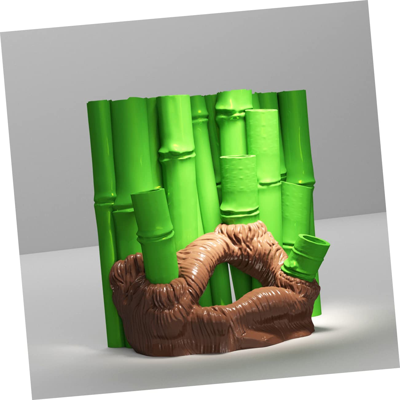 3D Bambus Rückwand für Aquarium aus Kunstharz mit Realistischer Harz Landschaftsgestaltung für Aquarien als Aquarium Ornament und Zubehör für Fischlandschaften Zufällige Farbe
