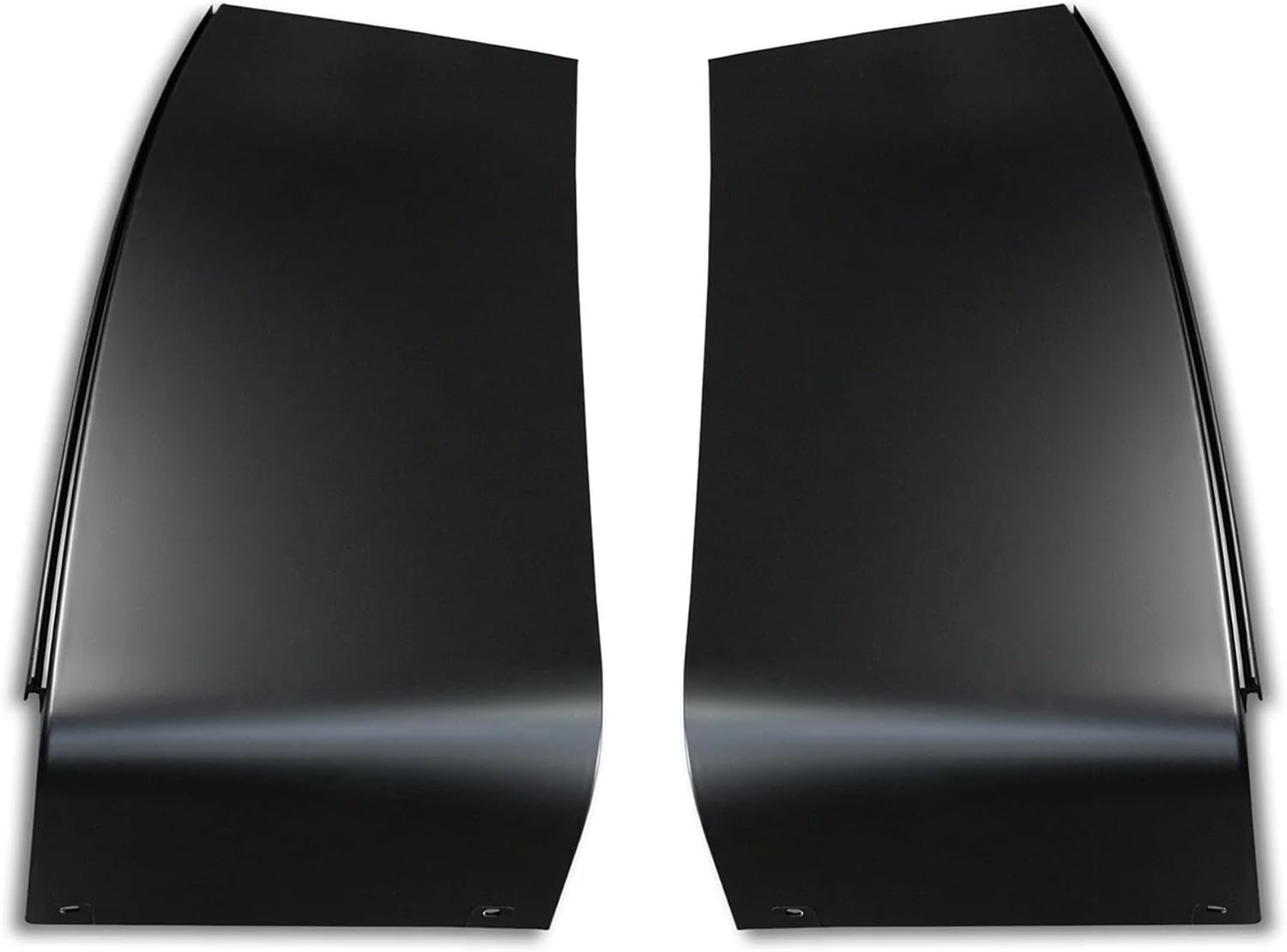 KOZAK Cab Cabin Sleeper Fairing Extenders Upper & Bottom Lower Set (Left Driver & Right Passenger Side) Compatible with Peterbilt 579 2013-2021 Includes Logo, 2X 22 Windshield Wipers, Reflective Vest