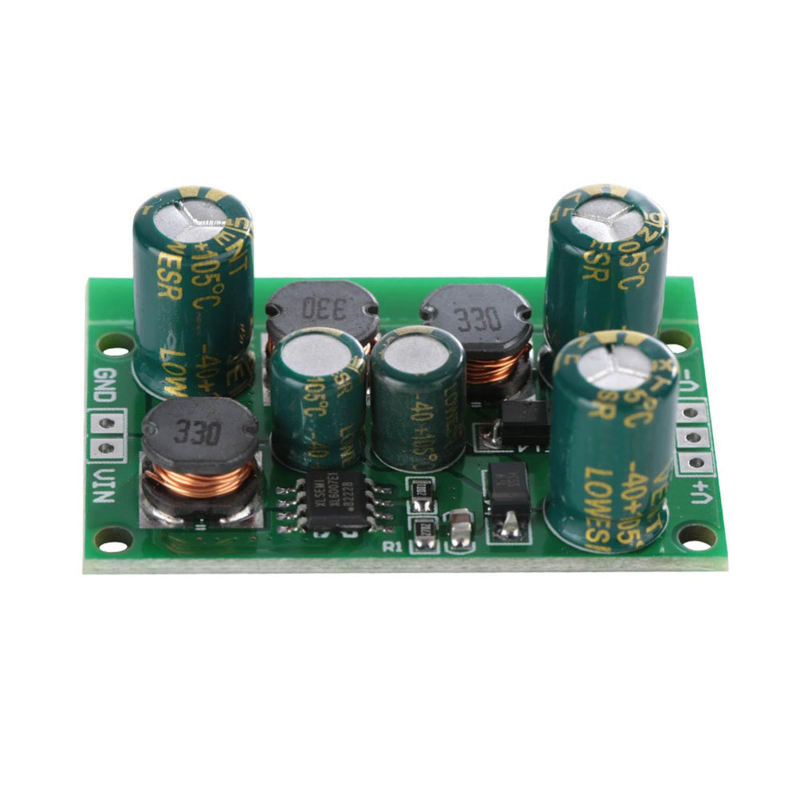 Convertidor DC DC Voltaje Positivo Negativo Módulo Elevador Reductor Fuente de Alimentación Dual Regulador ±5V ±6V ±9V ±10V ±12V ±15V ±18V ±24V con Arranque Suave para (Tensión de Salida