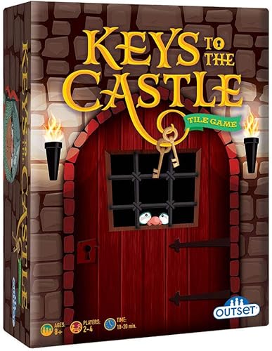 Keys to the Castle - Carrera al otro lado! - Un juego de cartas para construir el tablero para familias - 2 a 4 jugadores - diferente cada vez que