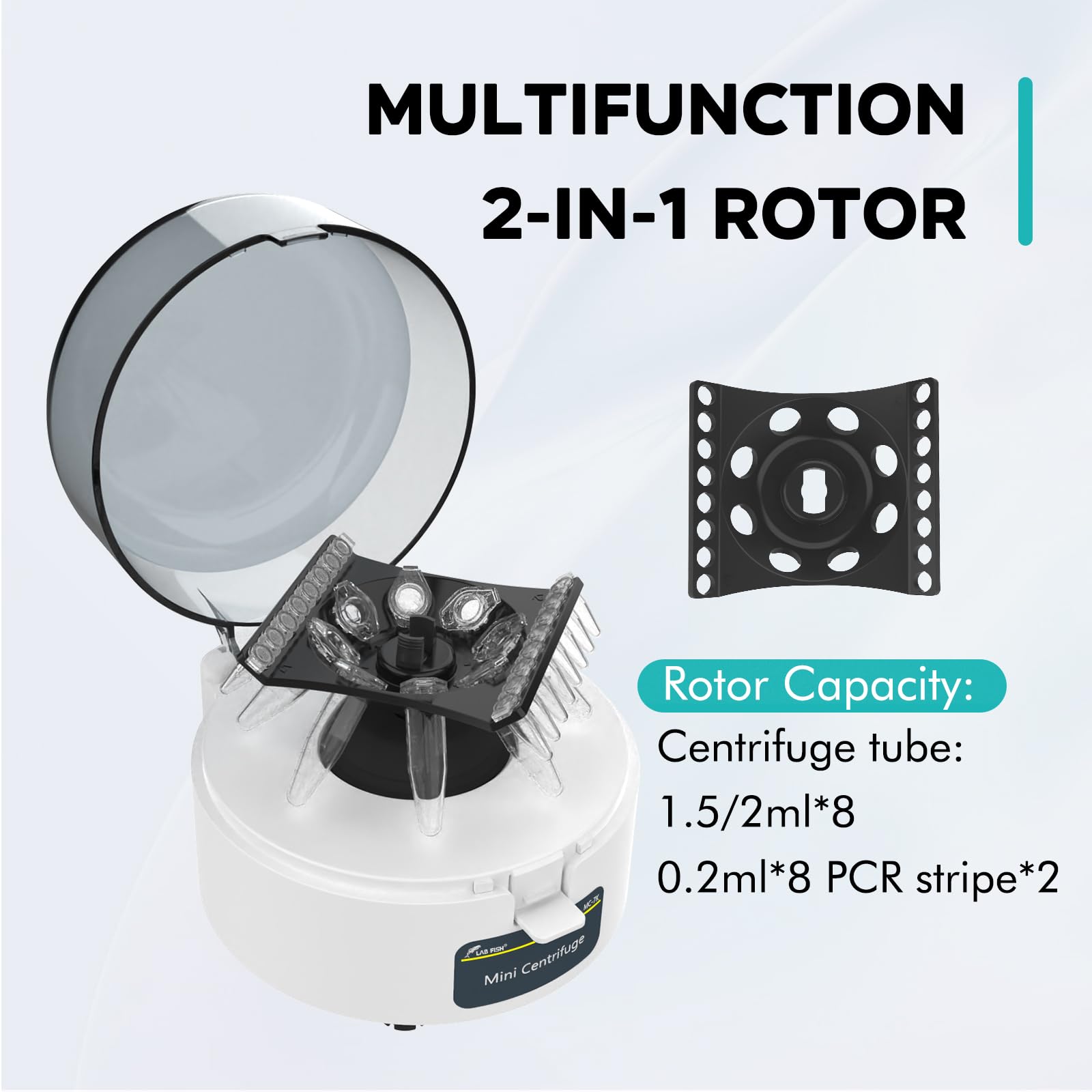 LAB FISH Mini Centrifuge - 7000 RPM -3