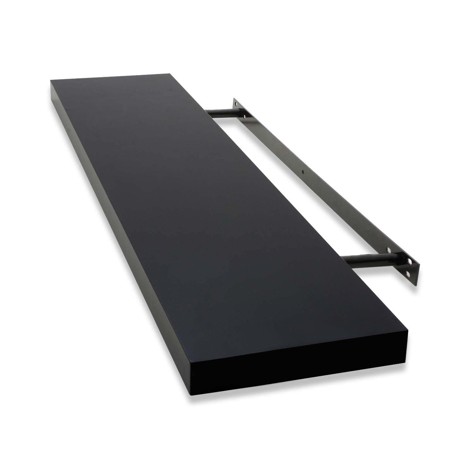 Floordirekt Wandregal 'Stockholm' – Schwebend, Beige Matt, 80x23x4 Cm, Bis 12 Kg Belastbar, Für Bücher & Deko