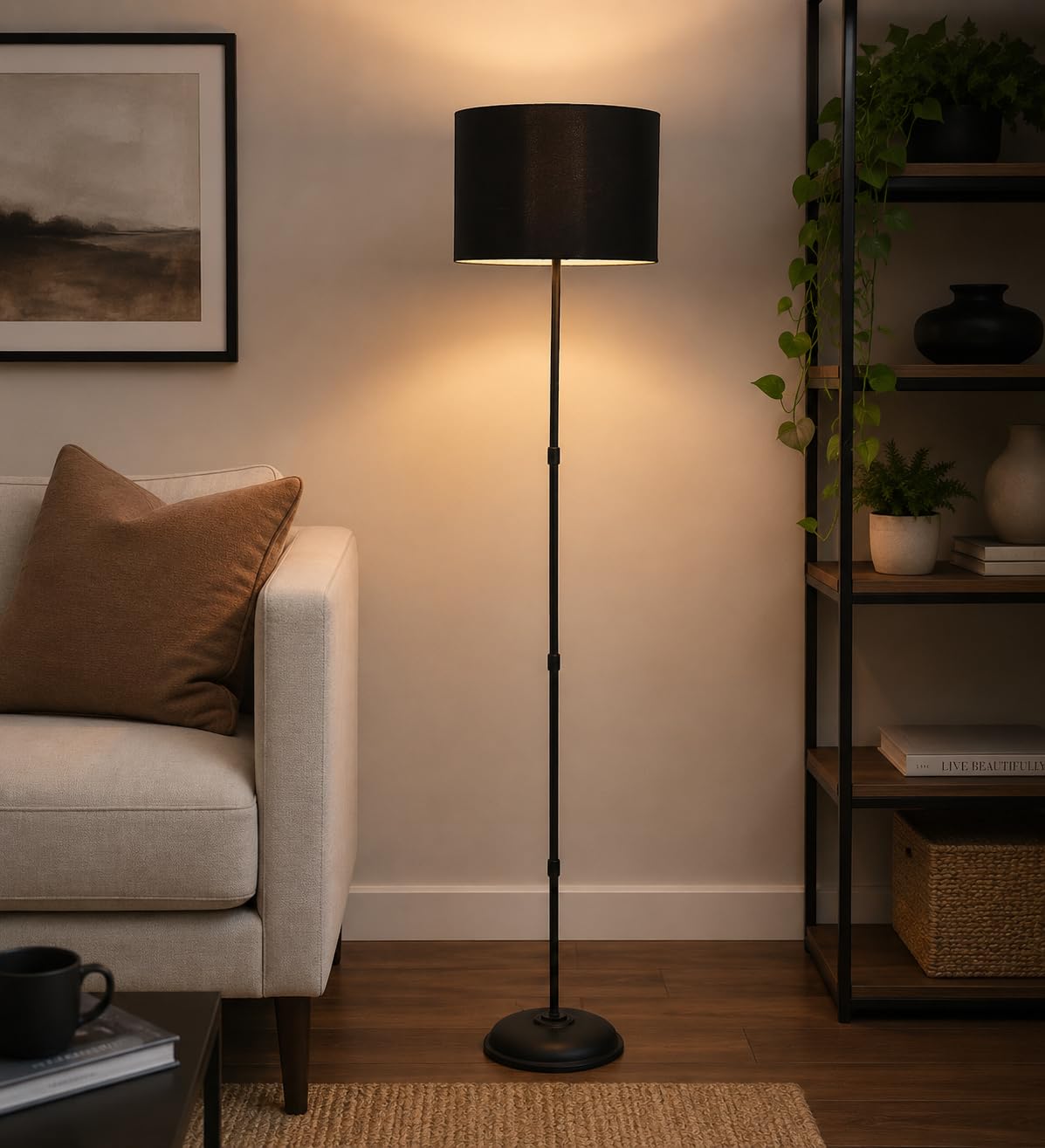 Foldable Metal Floor Lamp - tu casa -2