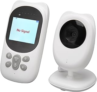 GOWENIC Video Baby Monitor with Camera and Audio, 2.4in Video Baby Monitor with Auto Night Vision, 2 Way Audio Talk, No Need WiFi, 3 Minute Chord Music (US)