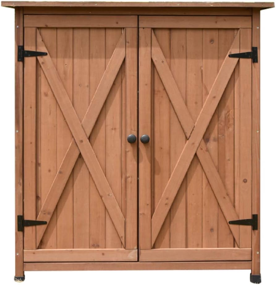 XLLLL Arcon Exterior Impermeable Caseta Depuradora Piscina Banco LeñEro Casetas De Jardin Resina Baul Terraza Metalica Ofertas Warehouse Caja De Almacenamiento Al Aire Libre Ideal,Brown