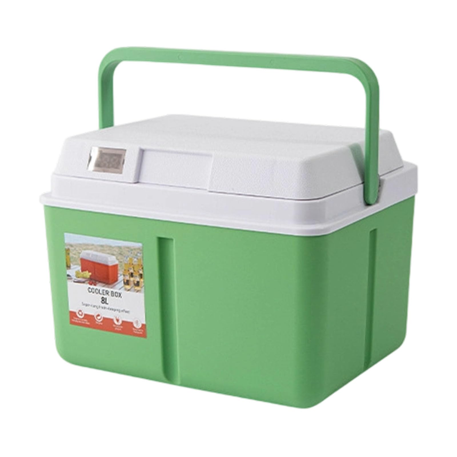 Borsa refrigerante con scomparto isolato, display della temperatura, custodia isolata, perfetta per picnic, escursionismo, borsa refrigerante all'aperto