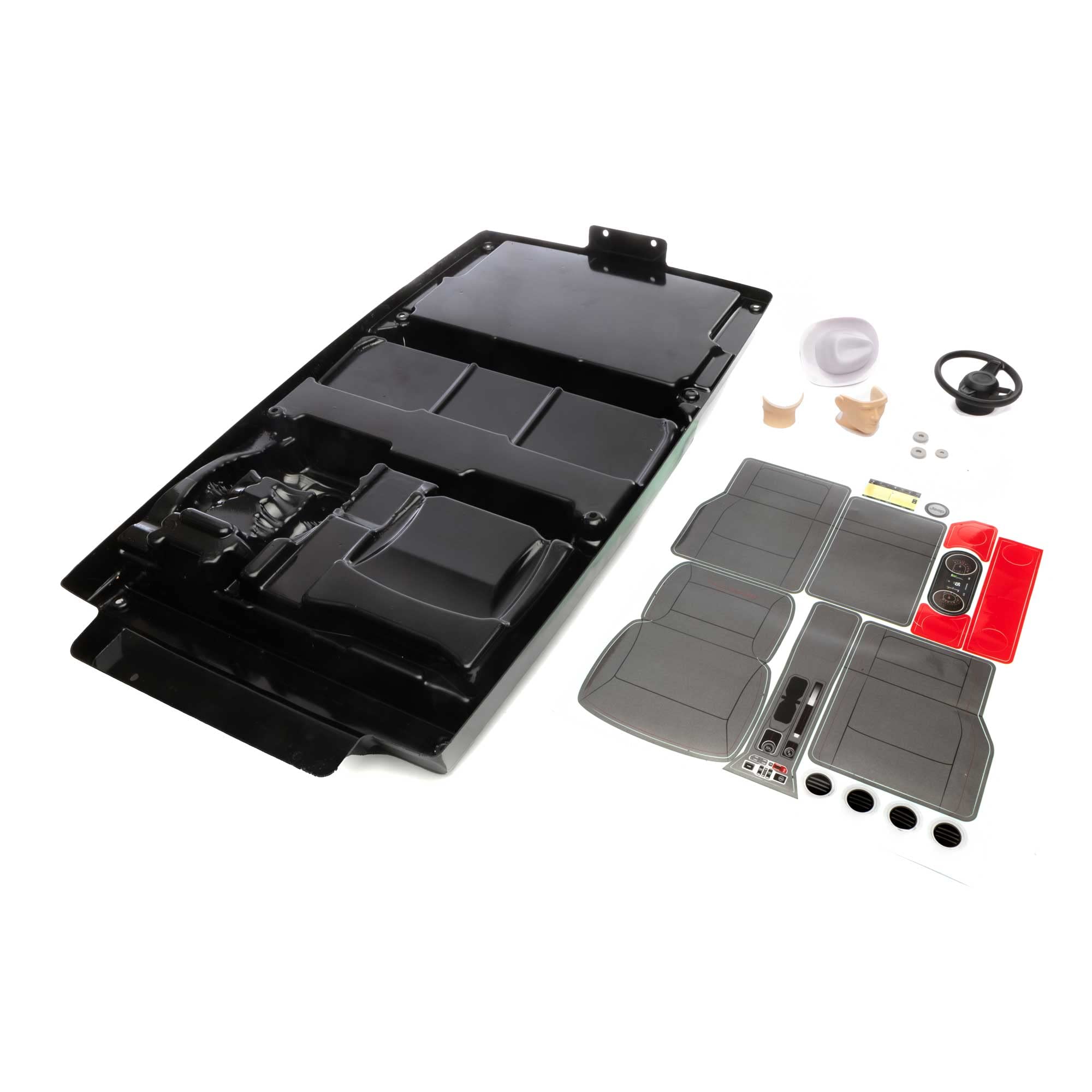 AxialSCX6: Jeep JLU Driver & Interior (Clear), AXI250006