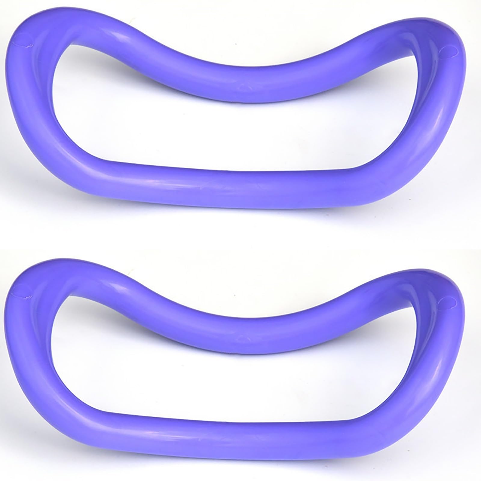 Abpwo Purple 2Pcs Yoga Ring For Leg Calves, Pilates Circle Ring, Fitness Rings For Yoga, Pilates, Gymnastics Exercise Workout(Purple)