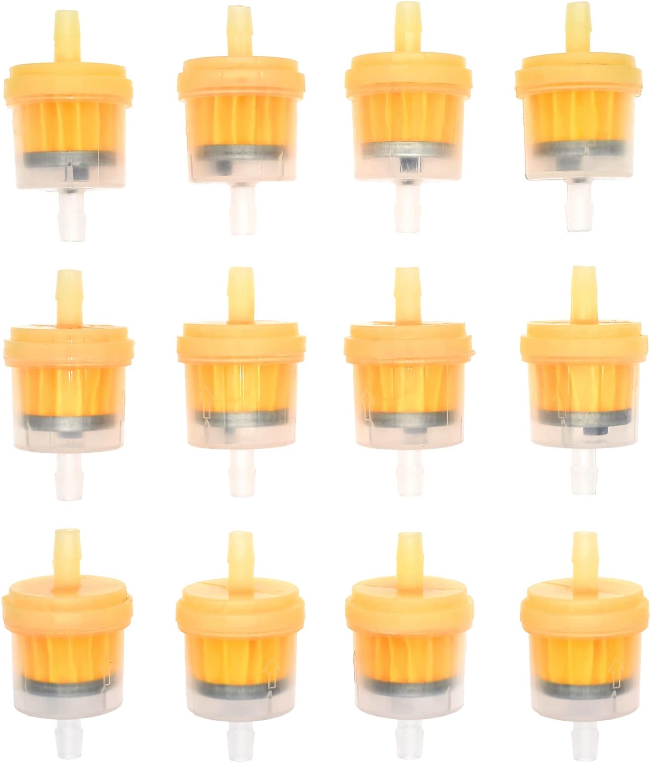 6er Set Universal Benzinfilter & Dieselfilter | 8mm & 6mm Anschlüsse Für Rasenmäher, Auto, Motorrad