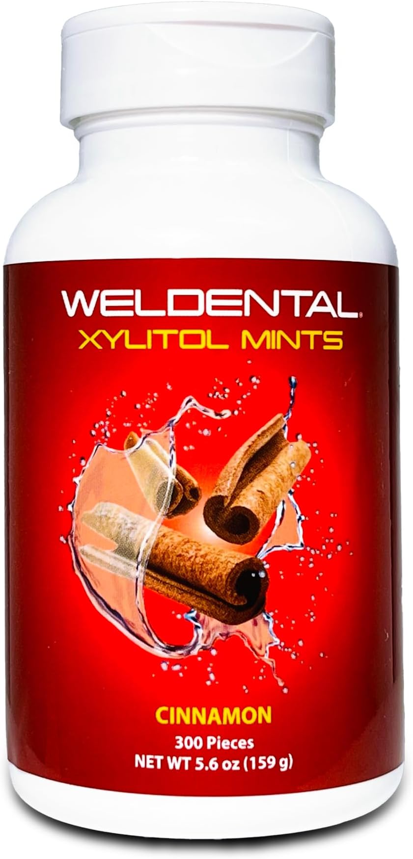 WELdental Xylitol Mints 300 Tablets Cinnamon