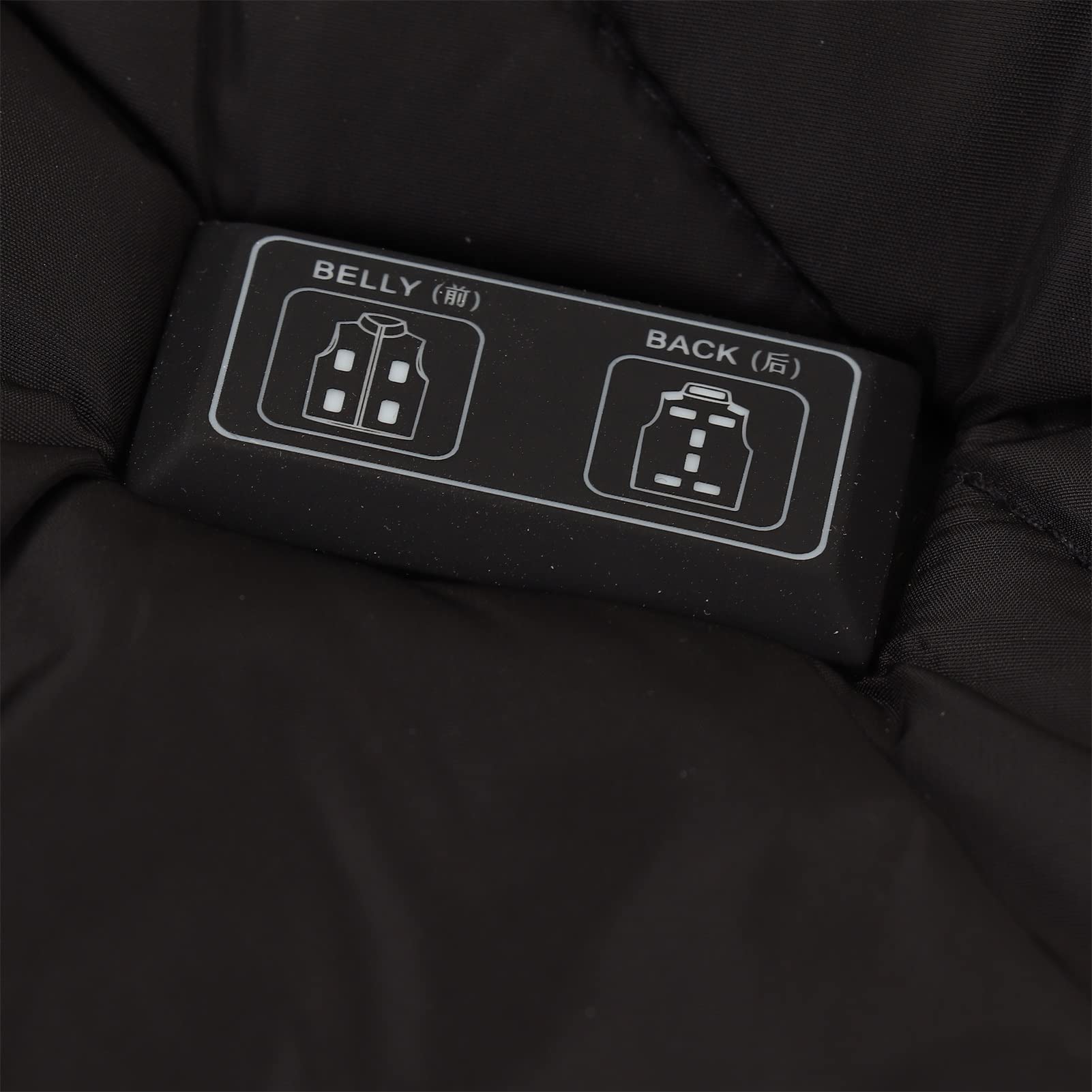 Gilet Riscaldato per Bambini a 13 Zone Giacca Riscaldante Elettrica USB Nero