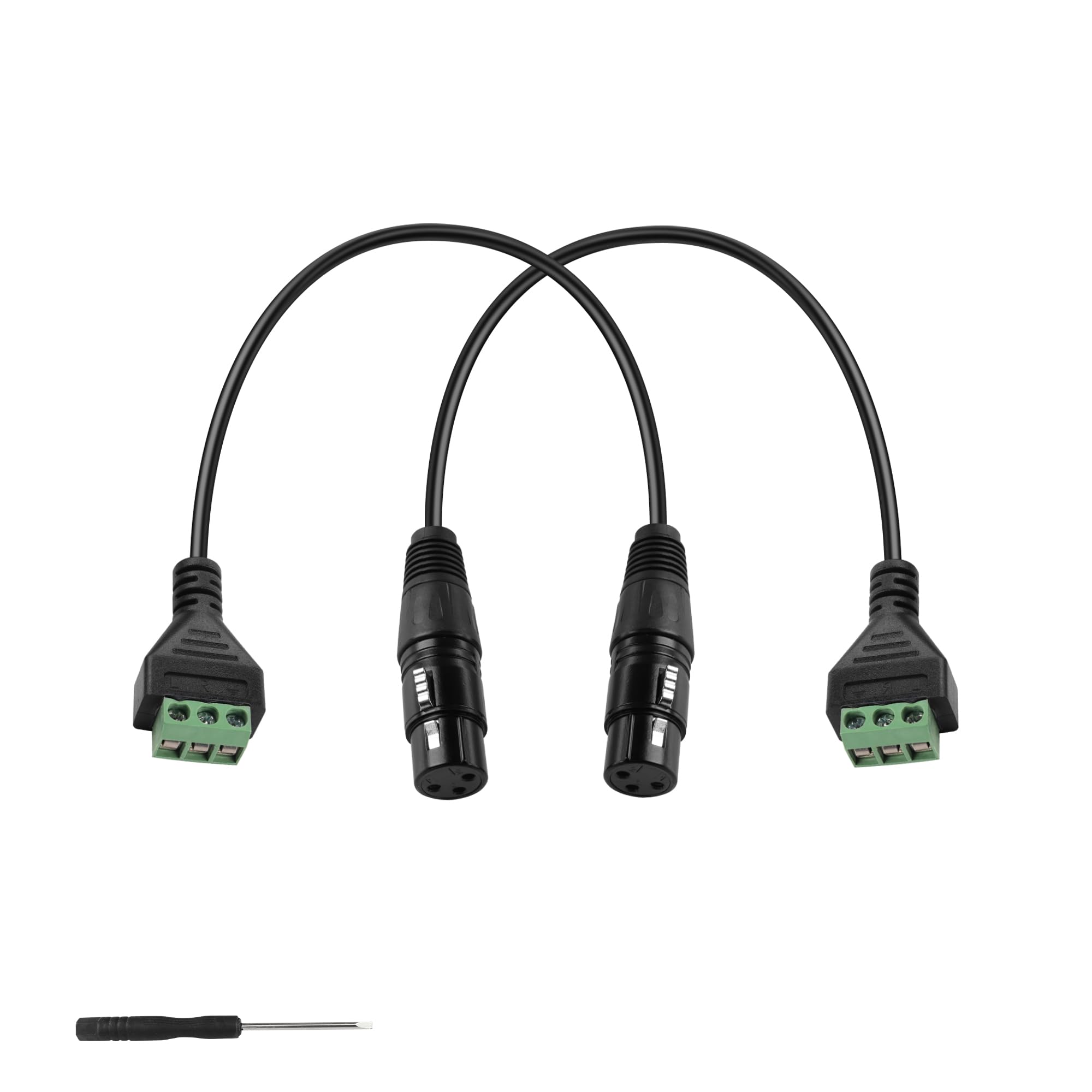 Amazon.com: GINTOOYUN XLR Cable 3 Pin XLR Female to 3 Pin Terminal