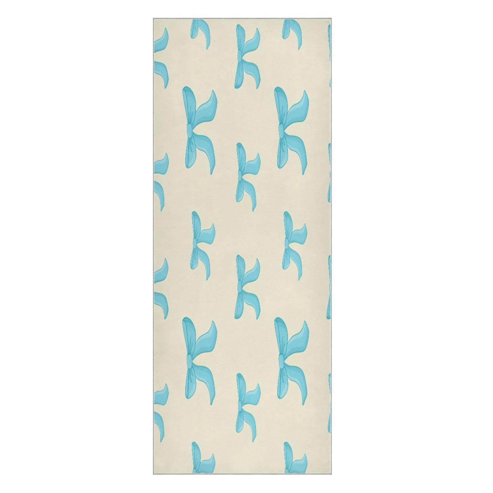 BURSTDDY Bow Hot Yoga Towel Absorbent Non Slip Yoga Mat Towel