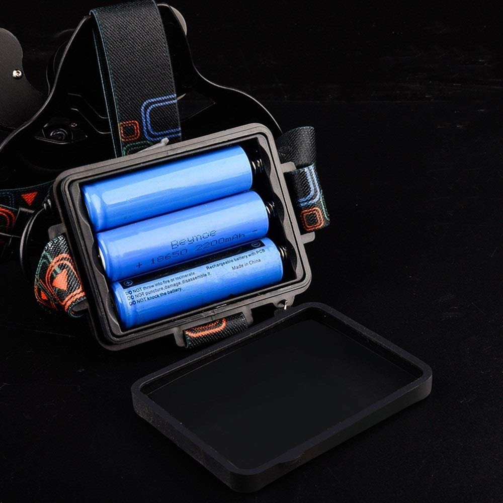 Latarka czołowa LED, latarka czołowa, najjaśniejsza latarka czołowa z 7 diodami LED, wodoodporna latarka czołowa z możliwością ładowania przez USB, outdoor Camping Kolarstwo Bieganie Wędkarstwo