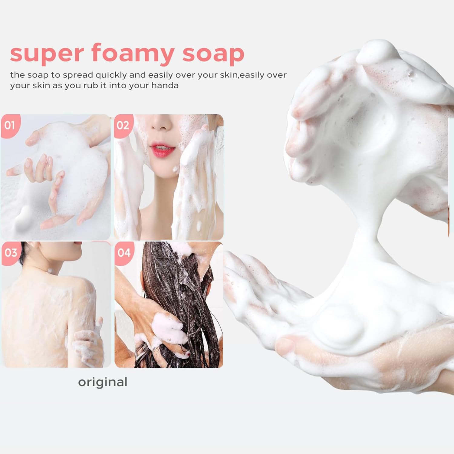 Reise Schaumspender 50ml 100ml 200ml, 3 Stück Kunststoff Pumpflasche Seifenspender Schaum Pumpe Flasche