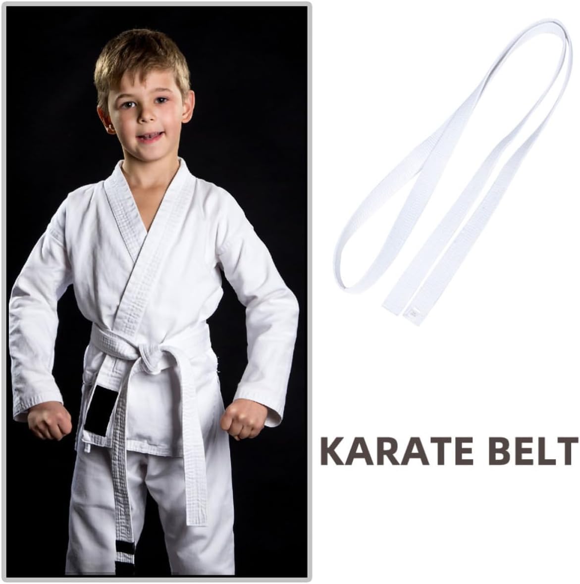 Martial Art Belt Suitable for Martial Art Level Training White Comfortable Wearing Lightweight Jute Cotton Polyester Training Waist Wrap for Karate and Jujitsu