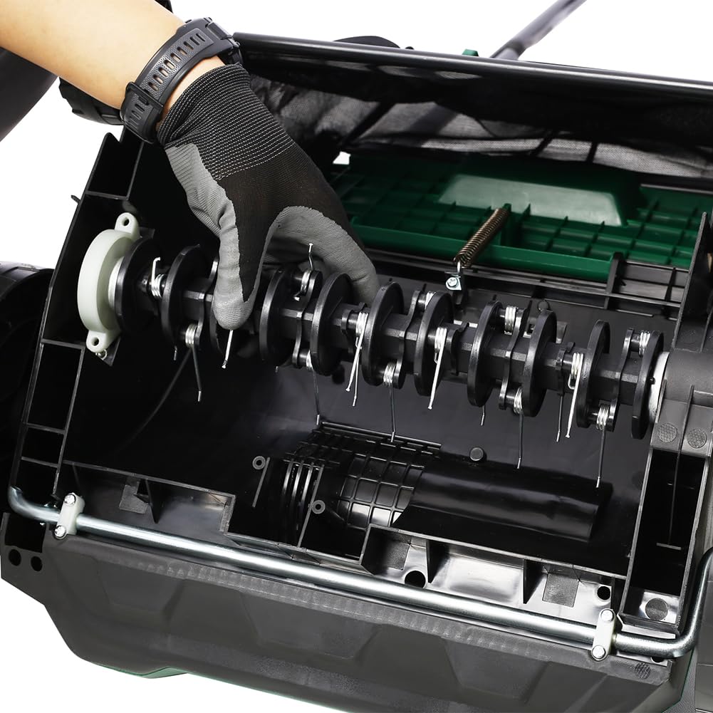 Escarificador eléctrico 2 en 1 de 13 Pulgadas, 12 amperios, con Bolsa de Recogida extraíble de 31.7 Cuartos para césped Principal
