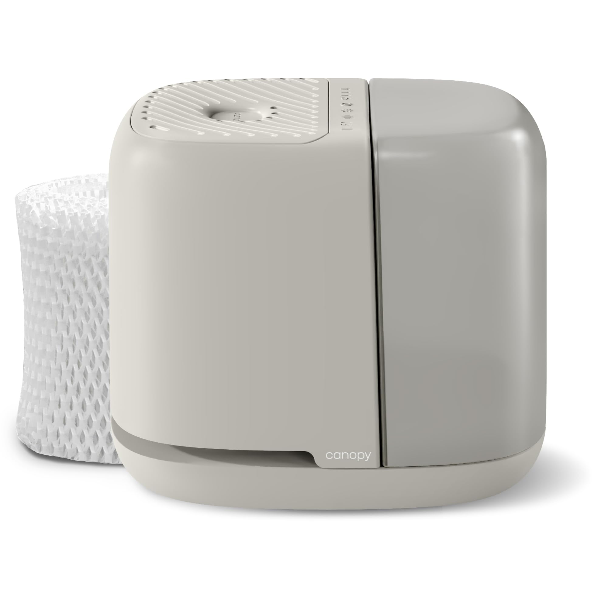 Canopy Bedside Humidifier 2.0, Moonstruck, 36 HR Run Time, 2.5L Capacity - Reading Light & White Noise - Alleviate Symptoms of Allergies, Cold, Dry Skin - Humidifier, Filter, Power Cord & Adapter