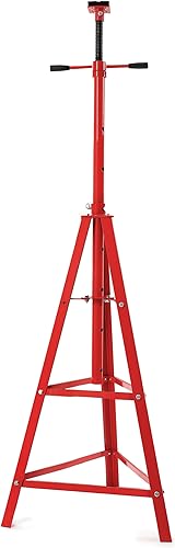 HECASA 2 toneladas debajo del alzamiento de pie de altura ajustable de alta elevación Jack Stand 55-58" - 79-12" soporte de gato de elevación para