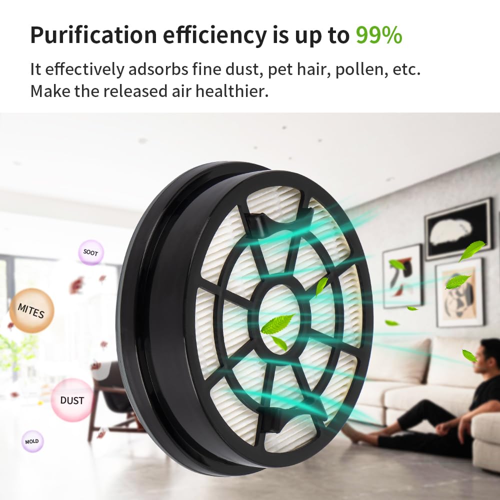 4 Filtri HEPA Per Aspirapolvere Rowenta RO29xx - Ricambi Lavabili Per RO2910EA, RO2913EA, RO2915EA - Foto 12