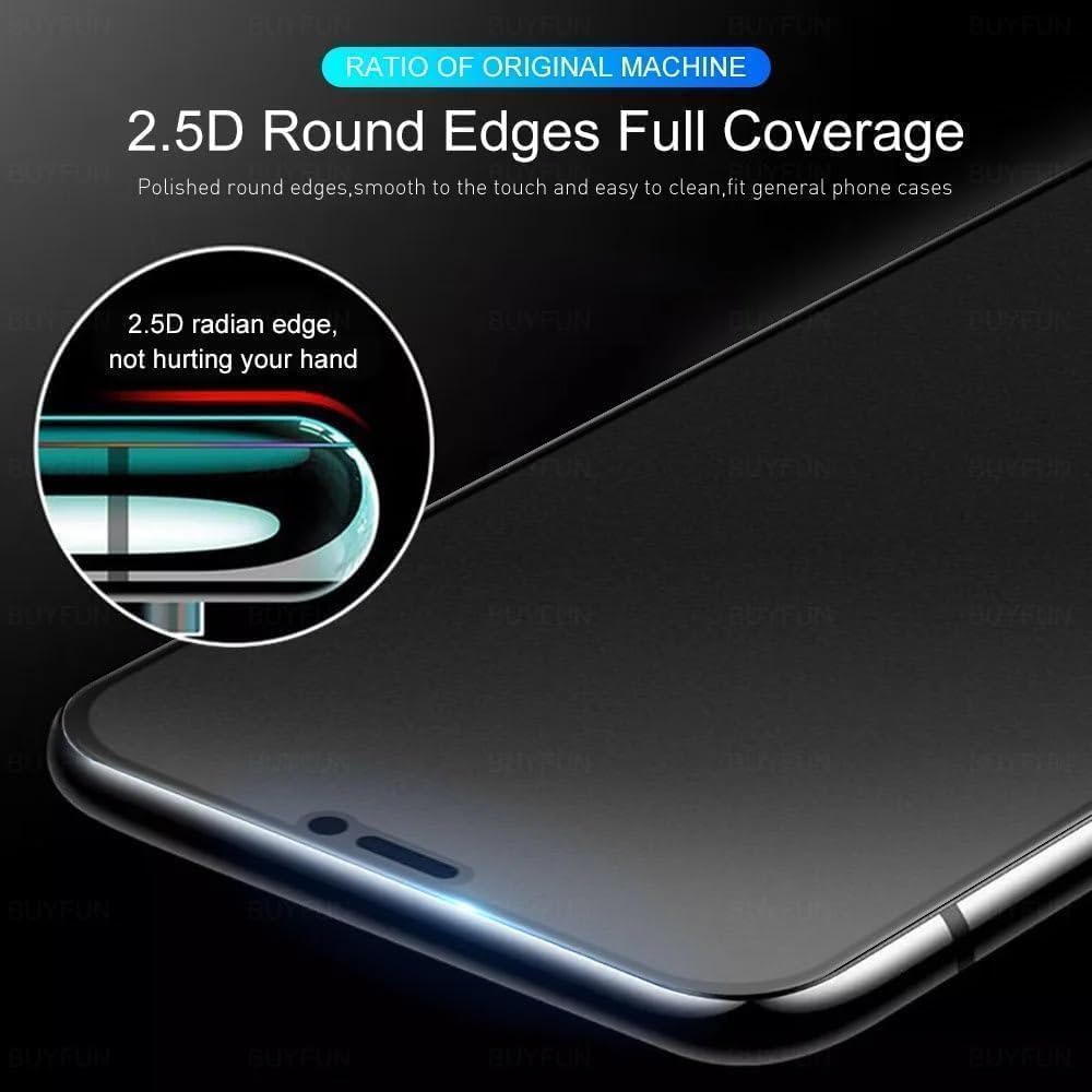 WonRia® Pack 1- Matte Screen Guard Protector for iQOO Z11X | Vivo T5x 5G Matte Tempered Glass Edge to Edge [Anti-FingerPrint | Anti-Glare | Shinning Border] - (Made of Glass)