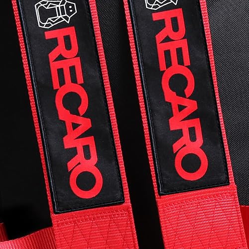 Miniatura 4 de W-POWER JDM Bride Racing Mochila de viaje para laptop, parte inferior marrón con correas de arnés ajustables, Gradación, Recaro-rd