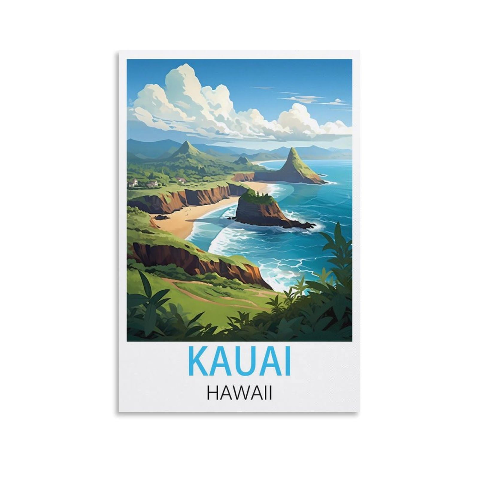 Vintage Metal Tin Sign Funny,Kauai Hawaiis,Art Plaque Poster Wall Decor for Home Tool Room Bar Club Restaurant Cafe 30x40cm