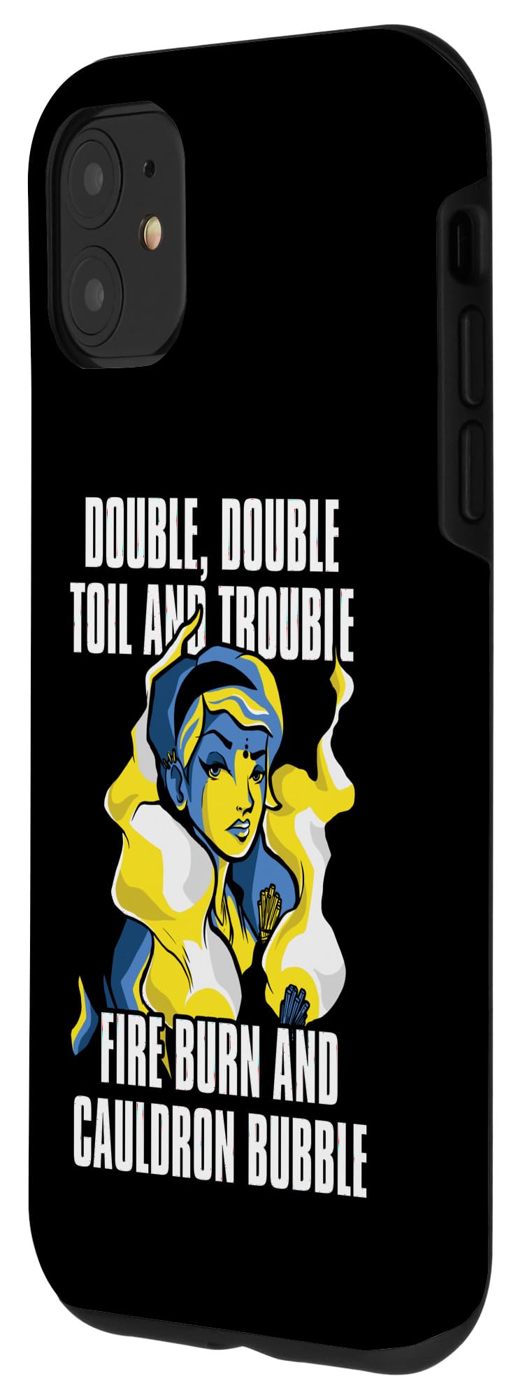 iPhone 11 Double Double Toil And Trouble Witch Halloween Costume Case - Image 2