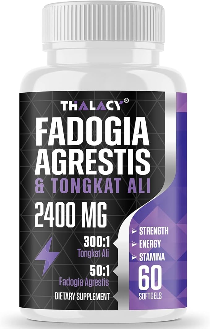 Thalacy 2400mg Fadogia Agrestis Tongkat Ali Supplement 