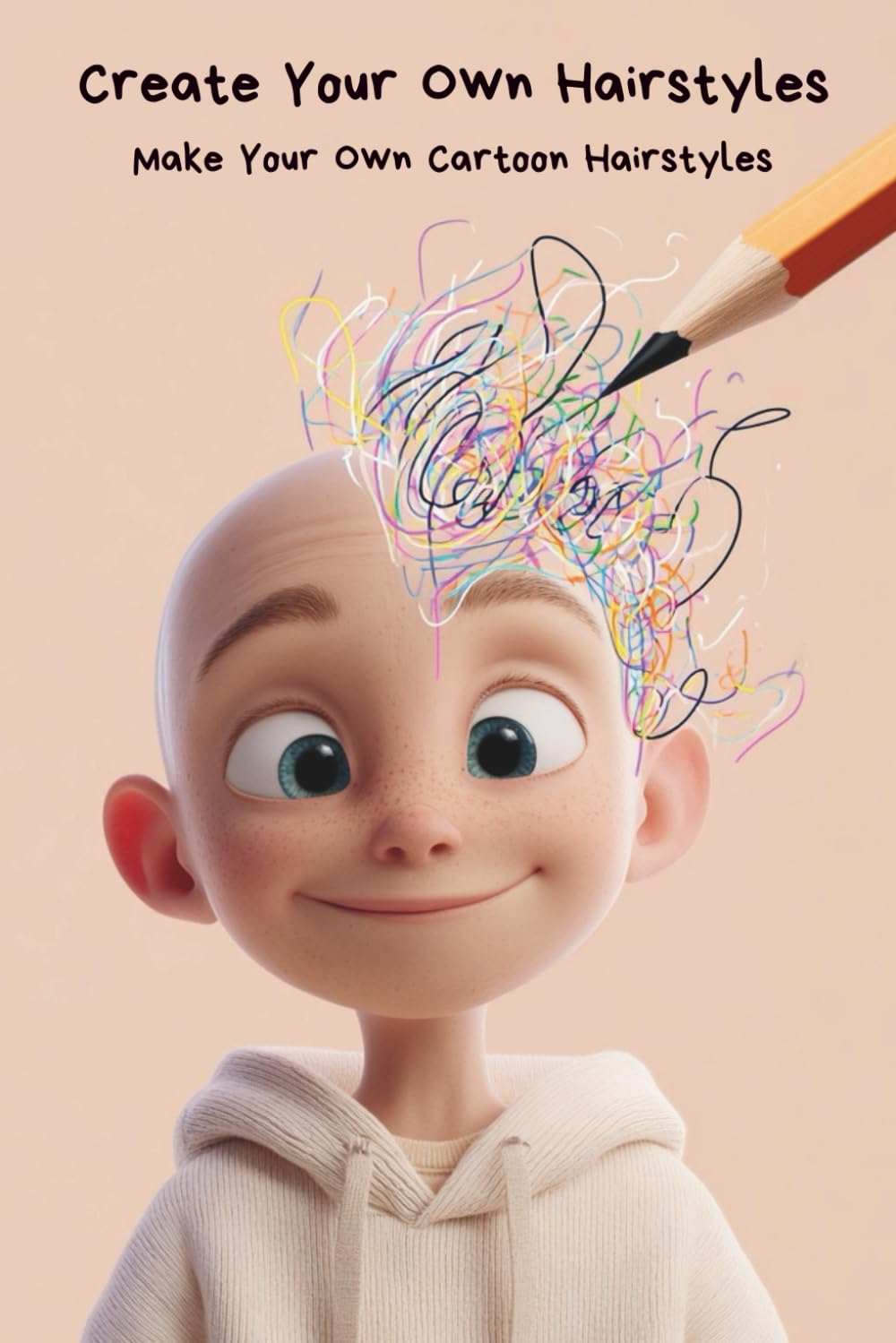 Create Your Own Hairstyles: A Creative Drawing Activity Book for Kids