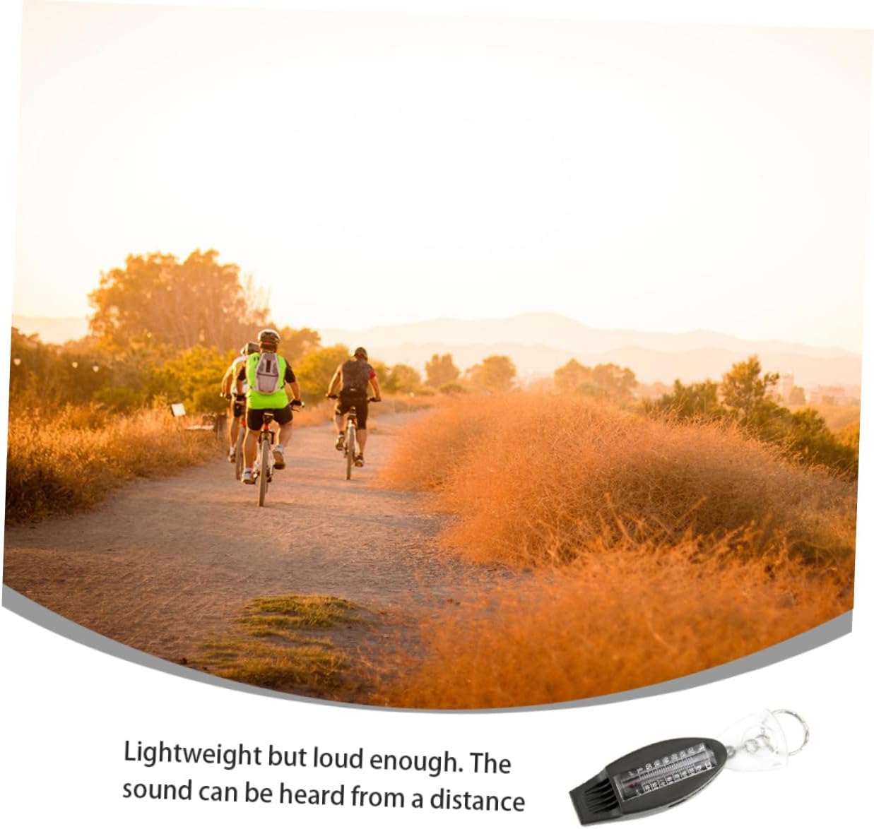 Hiking Essential Gear 3pcs Multifunctional Whistle Compass Thermometer Glass for Outdoor