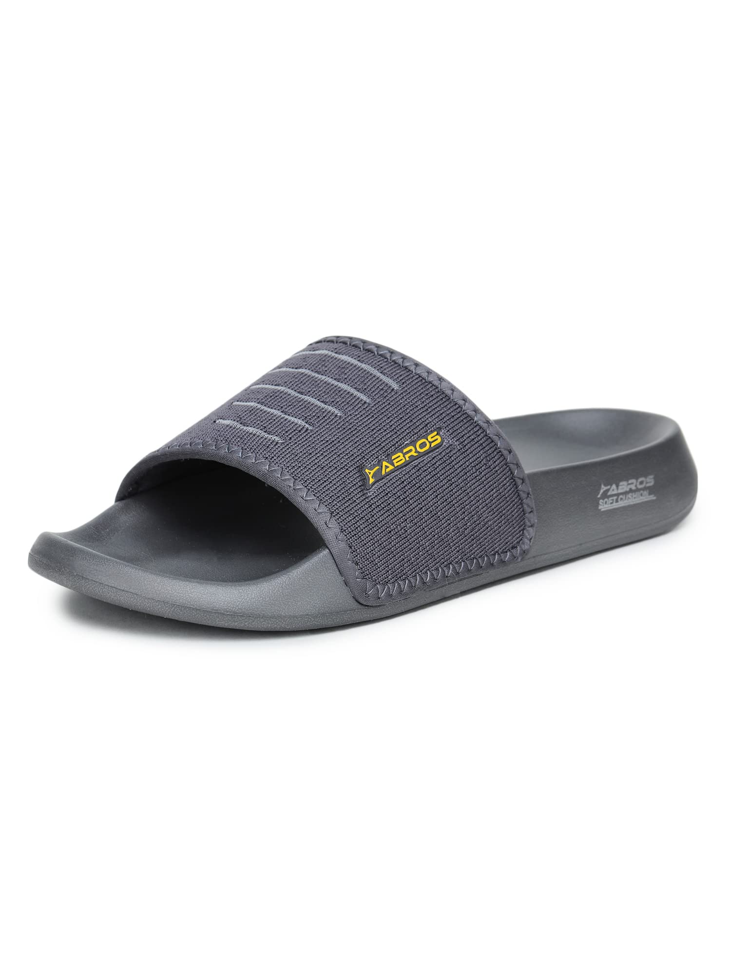 ABROS Mens AWFG7037 Wookee Slipper -D.Grey/Mustard -6UK (B09VT9V566) Amazon Price History, Amazon Price Tracker
