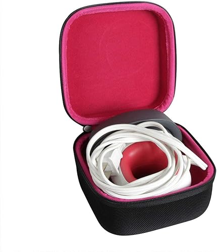 Hermitshell Estuche rígido de viaje para Cricut Easy Press Mini máquina de prensa de calor (negro + rosa)