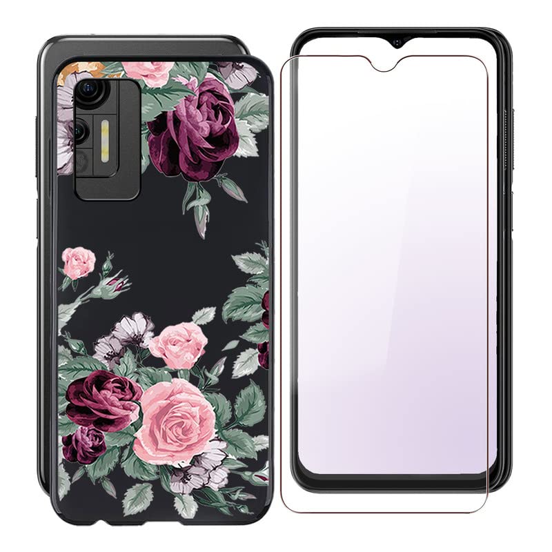 KJYF Custodia Cover per Ulefone Note 6 (6.1), Trasparente Morbido TPU Custodie Protettivo, Ultra Sottile in Silicone Case Anti-Graffio Guscio per Ulefone Note 6 - XS40