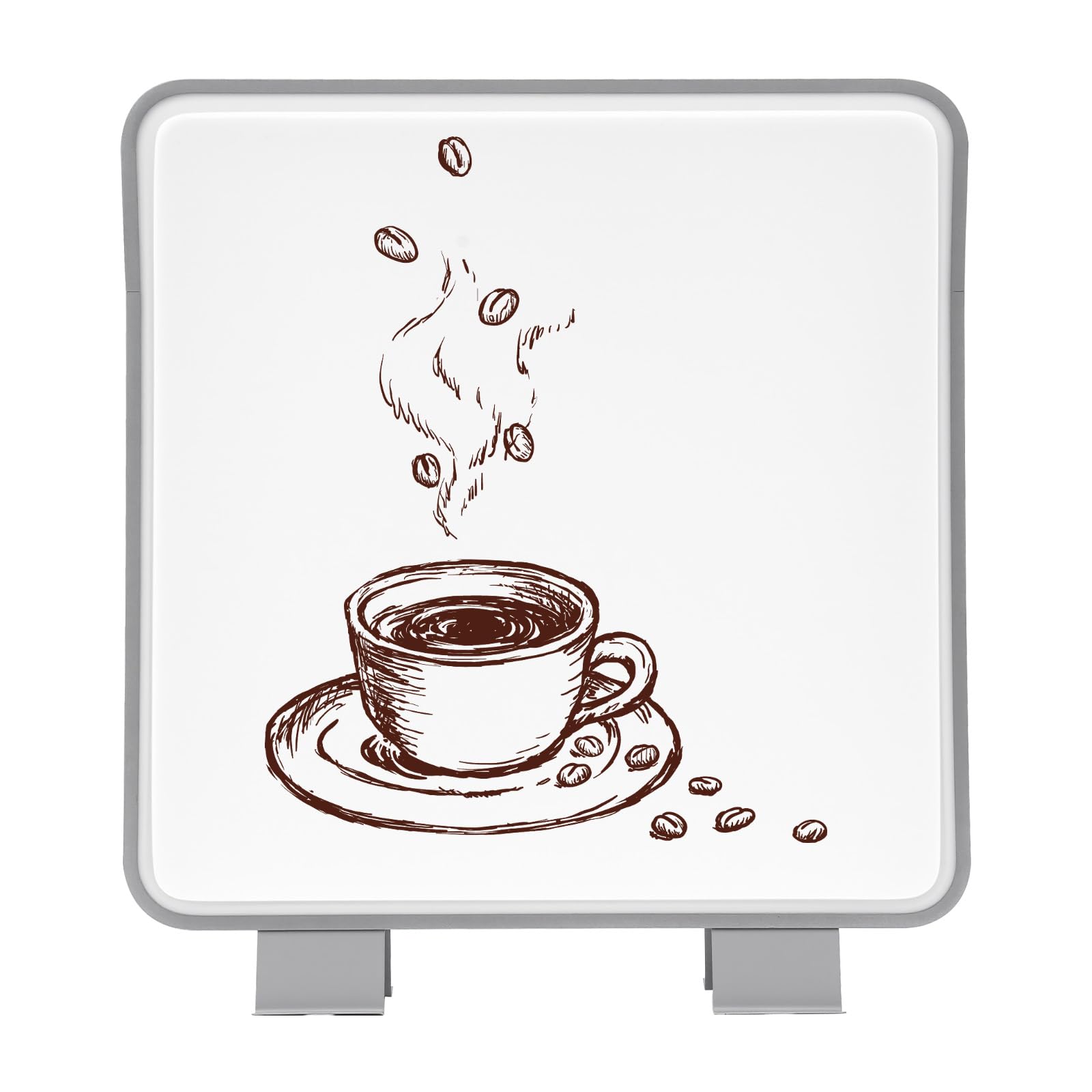 Caja de luz LED, caja de luz de doble cara, resistente al agua, letrero luminoso, publicidad luminosa, 60 cm, para restaurantes, cafeterías, salones de uñas