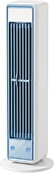 Cooling Tower Fan - 5-Speed Oscillating Desktop Fan with Digital Display, 13.5 Inch for Home Office Dorm
