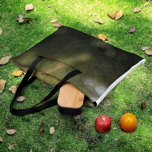 Couverture de plage lapin zippée imperméable et bâche de camping pliable pour extérieur - 6