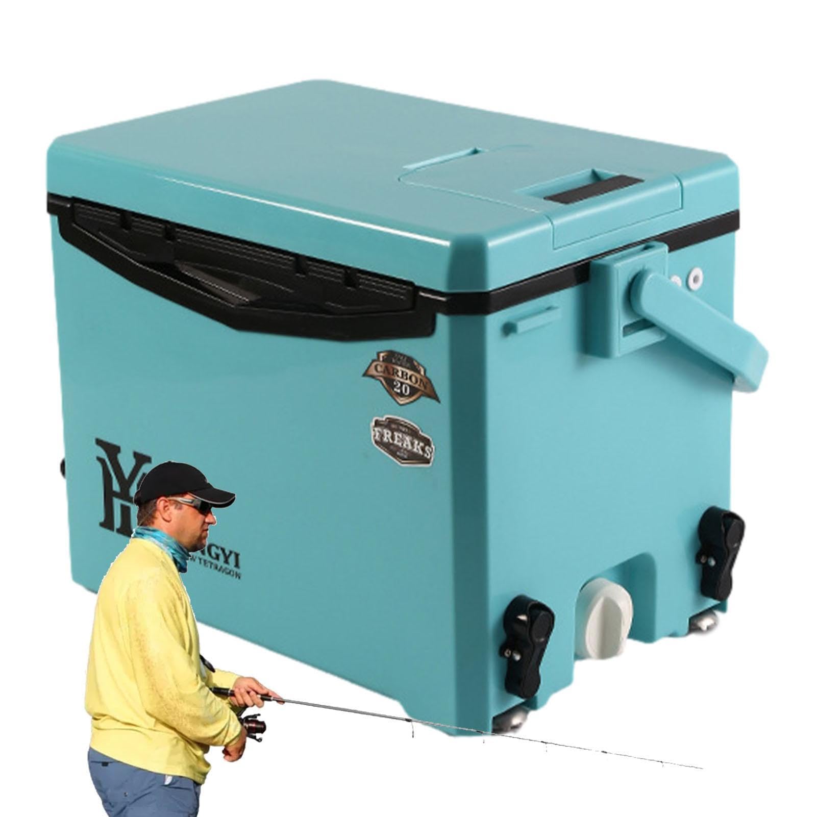 Hielera aislada, portátil ultraligera, enfriador de viaje para bebidas, picnics, barbacoas, barcos, mantiene las bebidas frías y frescas | picnics, barbacoas, barcos, mantiene las bebidas frías y frescas