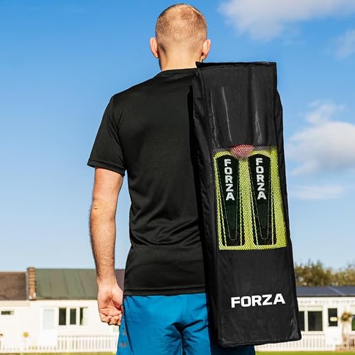 FORZA Plastic Backyard Cricket Set – Portable Lightweight Set with Bats, Stumps & Balls – Perfect for Kids, Juniors & Seniors (Junior (Size 5), Full Set) - Thumbnail 5