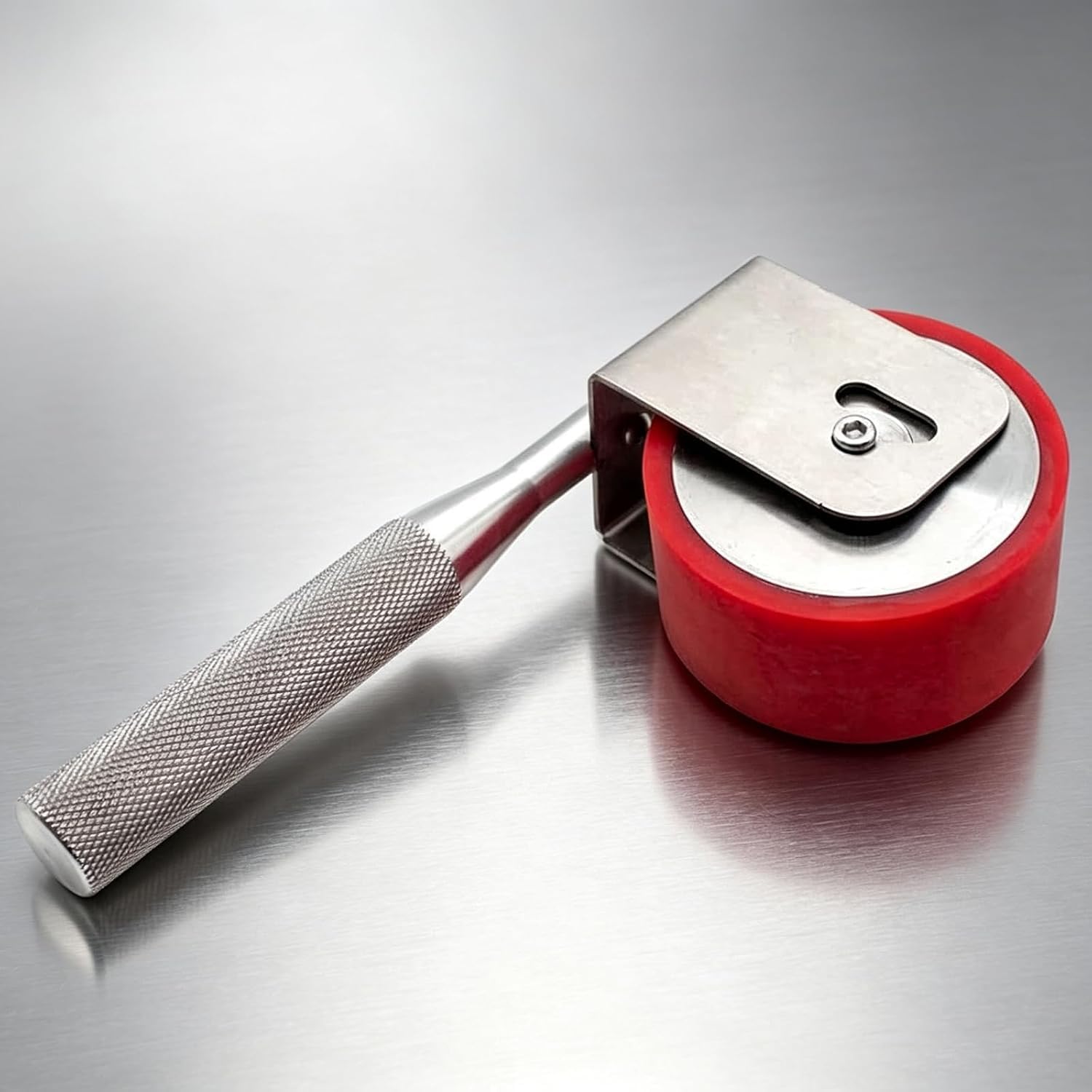 Herramienta De Prueba De Adhesivos con Rodillo Manual De 2 Kg, Rodillo Manual Estándar, Espesor De Caucho: 6 Mm, Velocidad De Rodadura: 300 Mm/min, para Pruebas De Resistencia Al Despegue Y