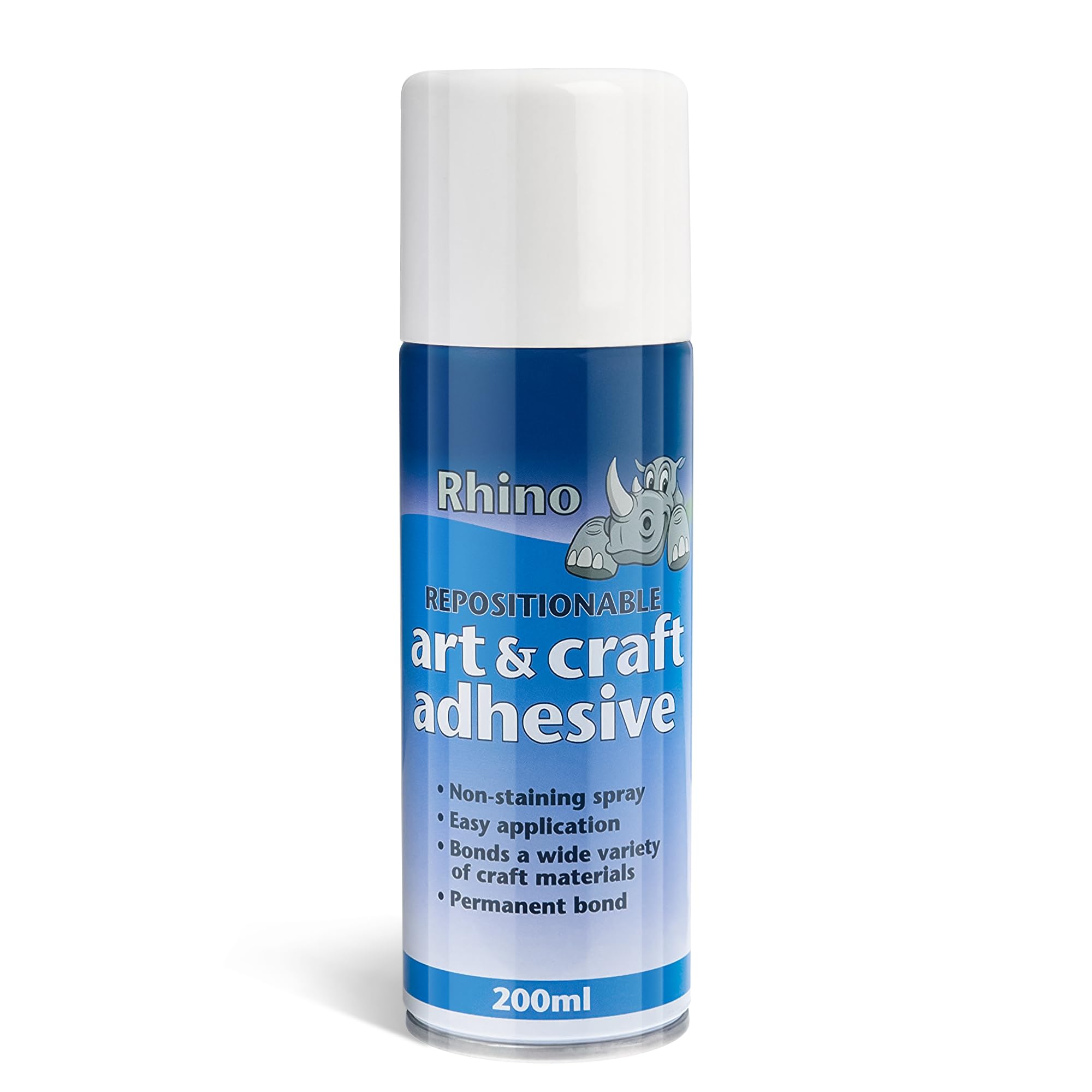 Spray Adhesive Heavy Duty Multipurpose Glue Spray Repositionable - Ideal for Art & Craft School Projects, Display Boards - 200ml
