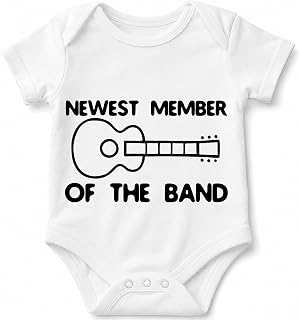 AW Fashions New Member Of The Band Baby Bodysuit Funny Family Newborn Outfit for Boys or Girls Clothing