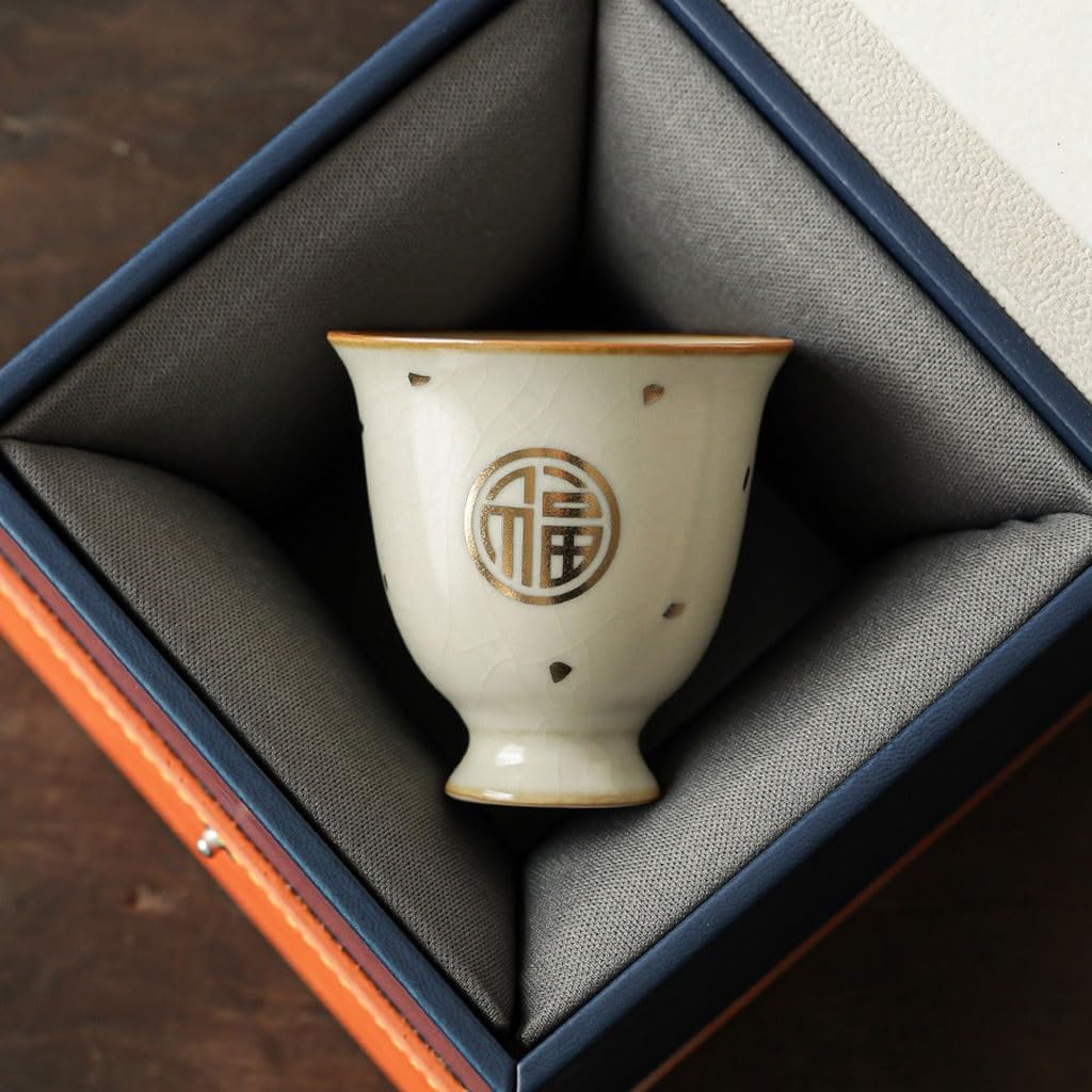 Ceramiczna filiżanka do herbaty biurowa filiżanka do herbaty kubek dla gospodarza ceramiczna osobista herbata picie pojedyncza filiżanka do herbaty retro prosty zestaw do herbaty kubki do