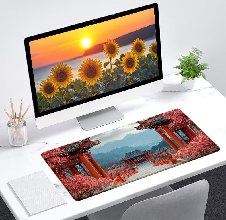 Mouse pad géant haut de gamme imperméable avec finitions soignées pour bureau d'architecture
