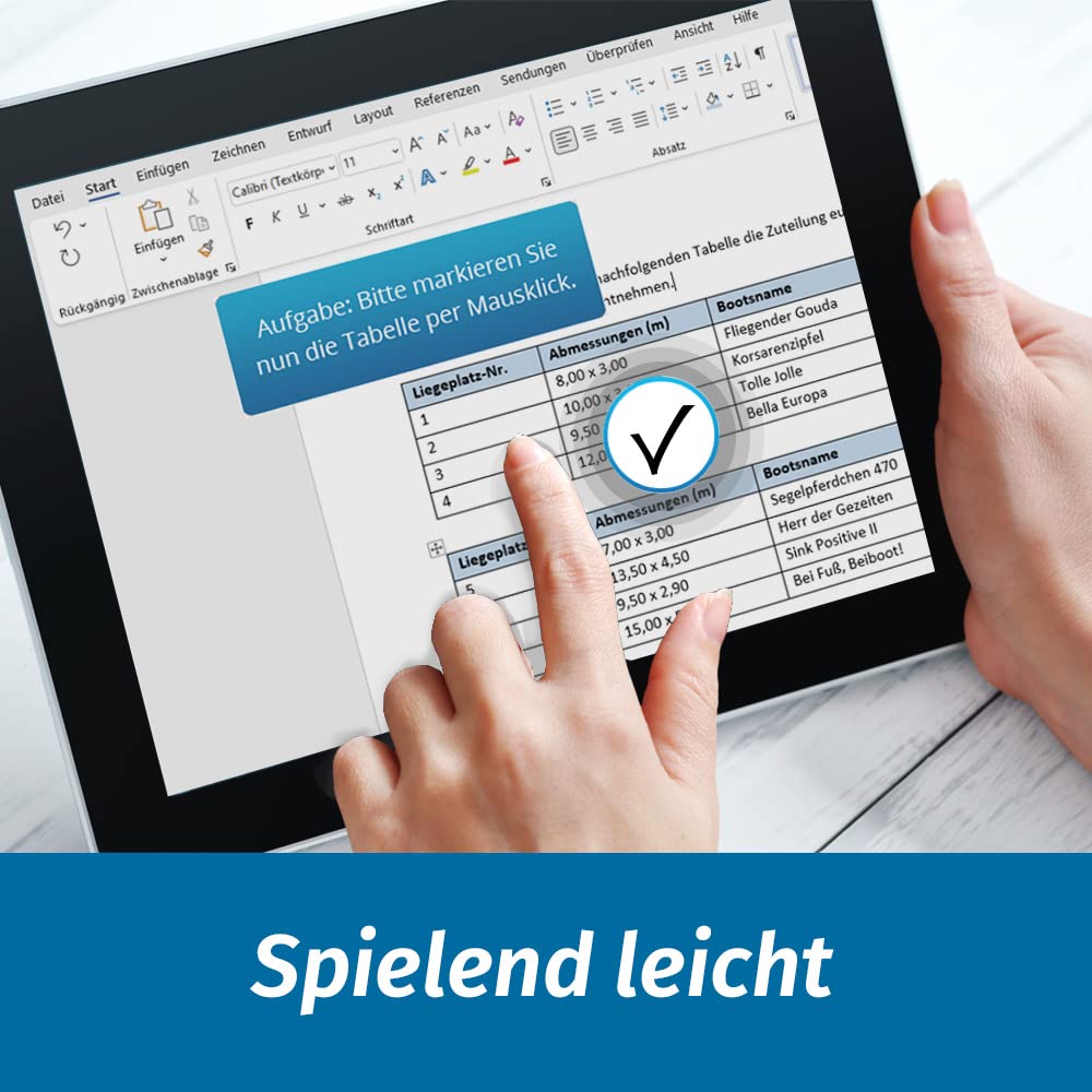 Word 2021 Training - In 8 Stunden Word sicher anwenden | Einsteiger und Auffrischer lernen mit diesem Kurs Schritt für Schritt Word 2021 bzw. Word 365| Online-Kurs + DVD [1 Nutzer-Lizenz]