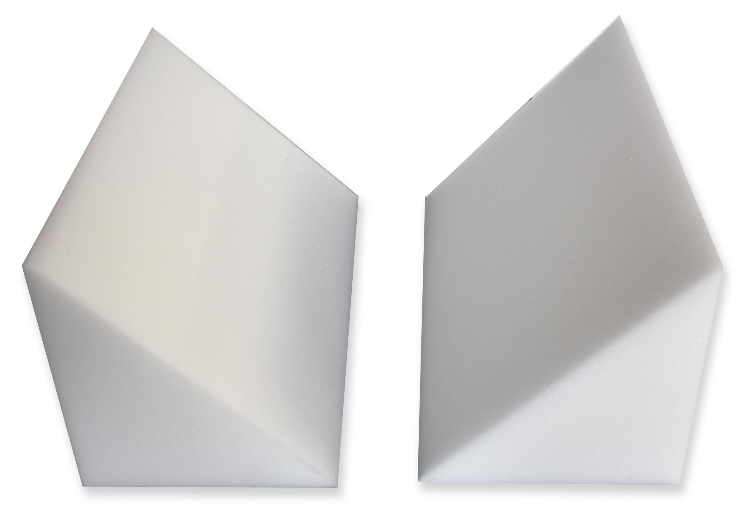 Skil-Care 45-Degree Bed Positioning Wedges, 17" L x 8" W x 8" H - Pressure Relief, Coccyx & Hip Support, No Cover (Pair), 554020