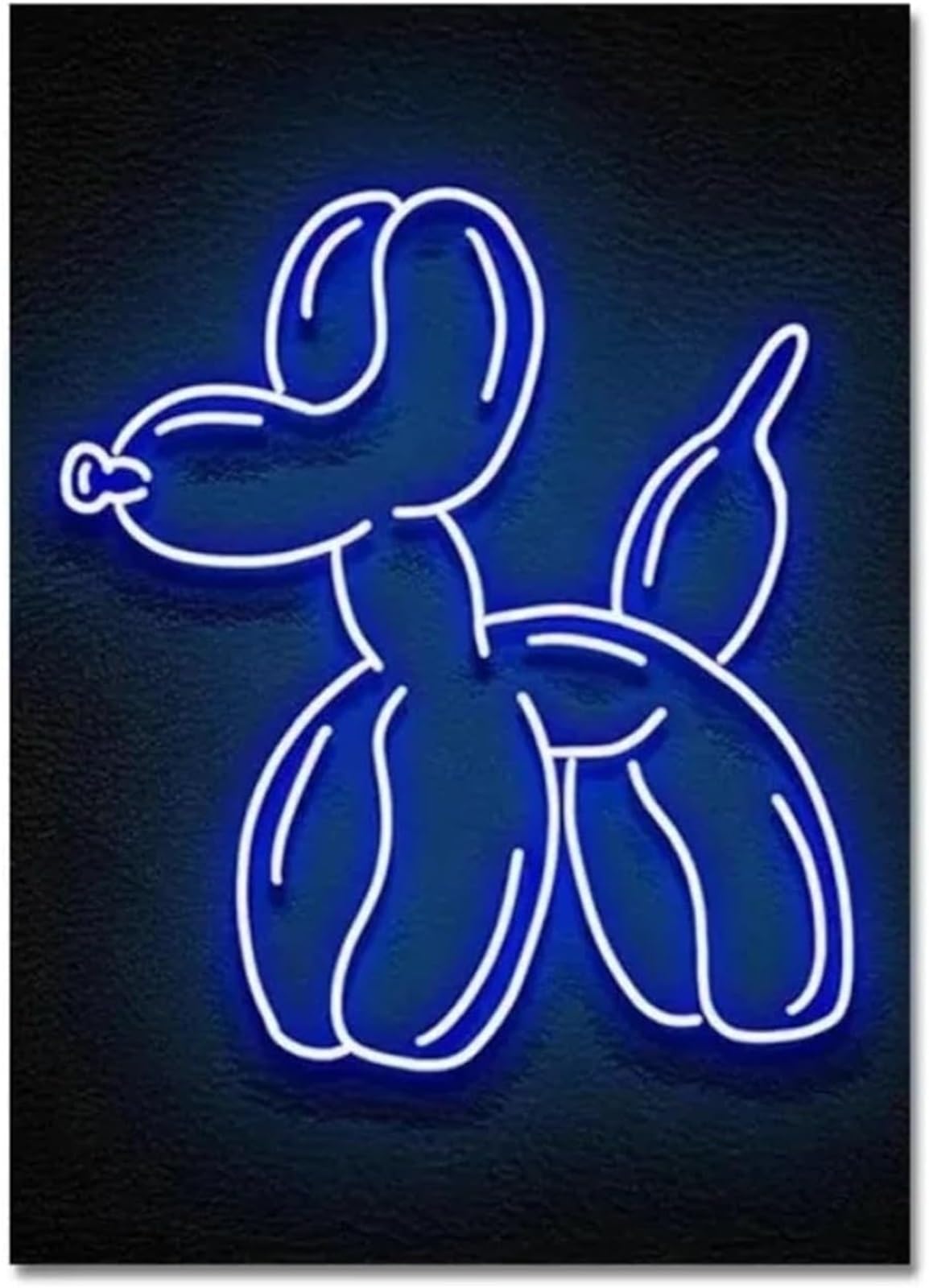Peinture sur toile chien ballon art coloré pour une atmosphère joyeuse